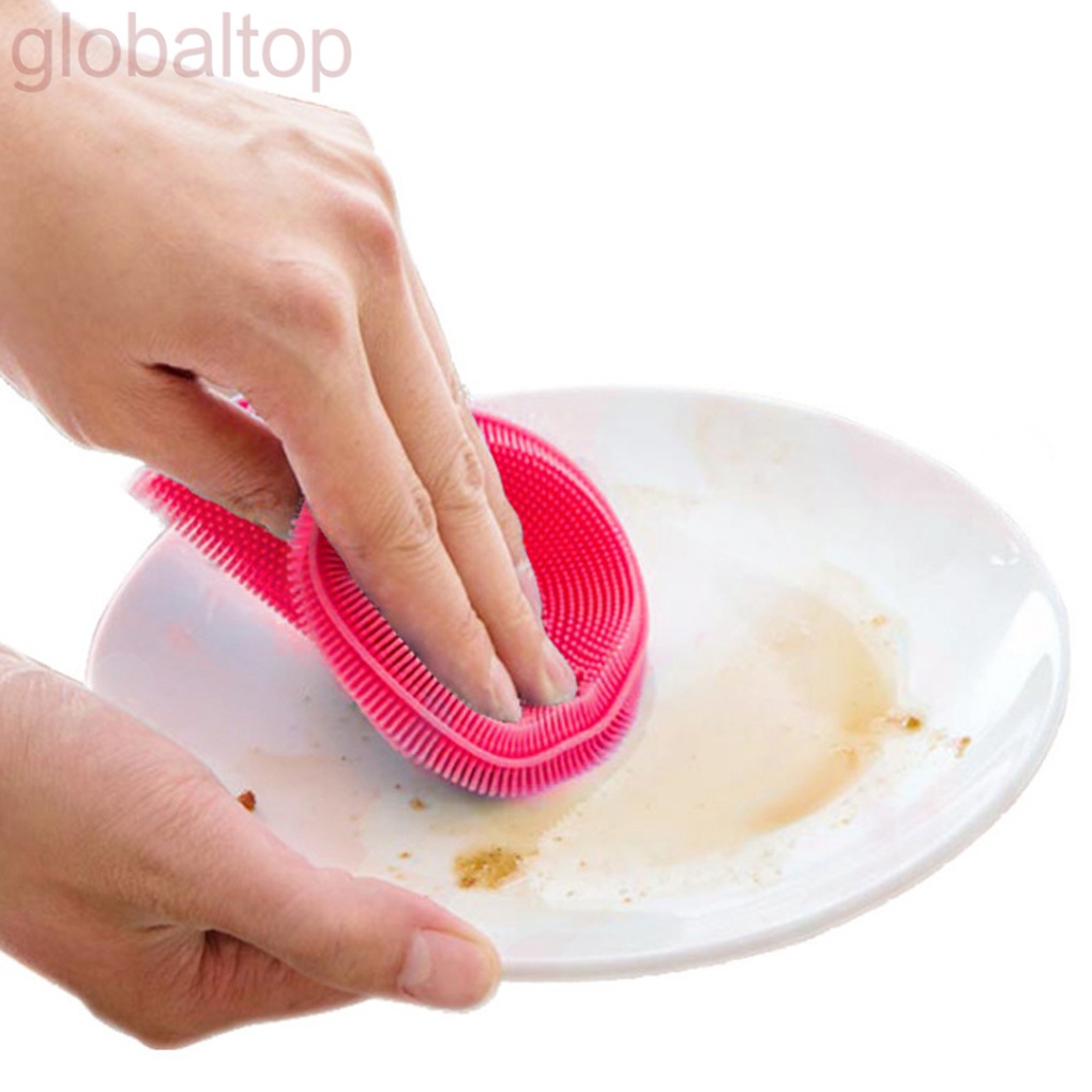 Cọ silicone vệ sinh chén dĩa đa năng