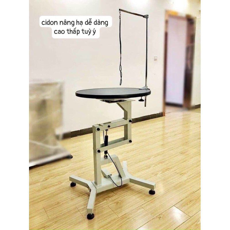 Bàn grooming  chó mèo- bàn tròn.