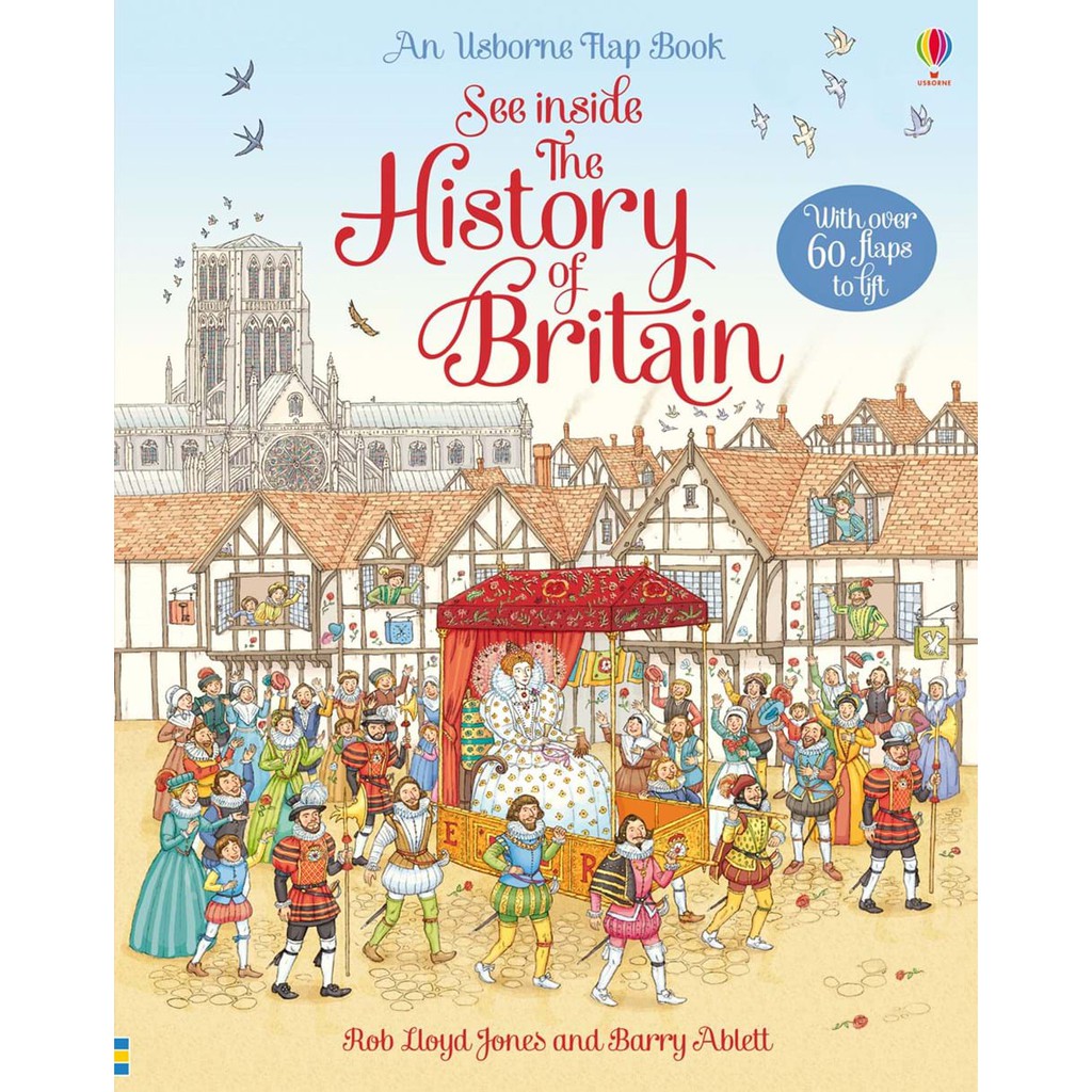 Sách Usborne - tương tác lật mở See Inside History of Britain