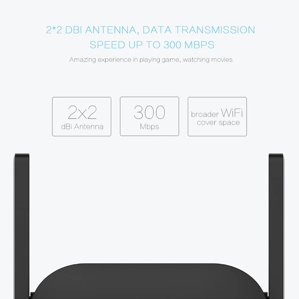 Xiaomi WiFi Amplifier Pro 300Mbps 2.4G Wireless Repeater (US Plug)