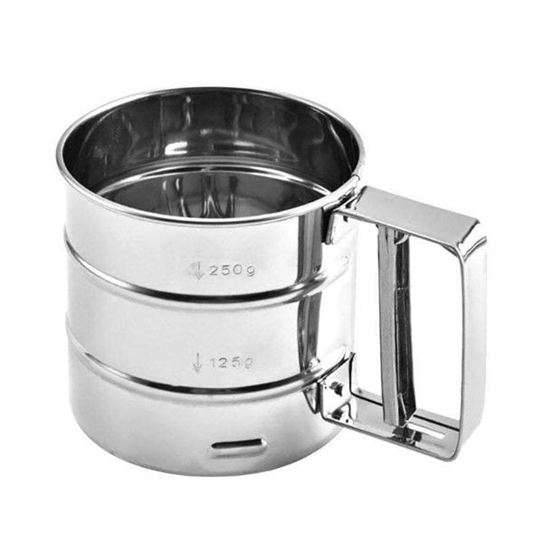 Rây bột inox có tay cầm