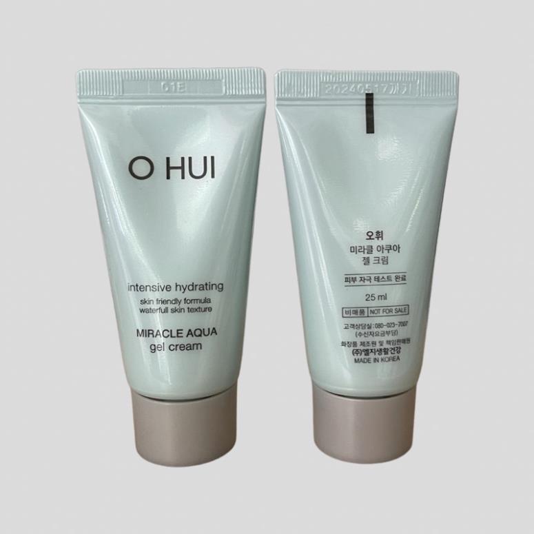 kem ohui miracle aqua gel cream 25ml - 7ml