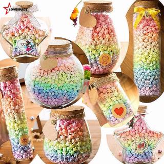 Túi giấy xếp hình ngôi sao may mắn origami in màu ngẫu nhiên