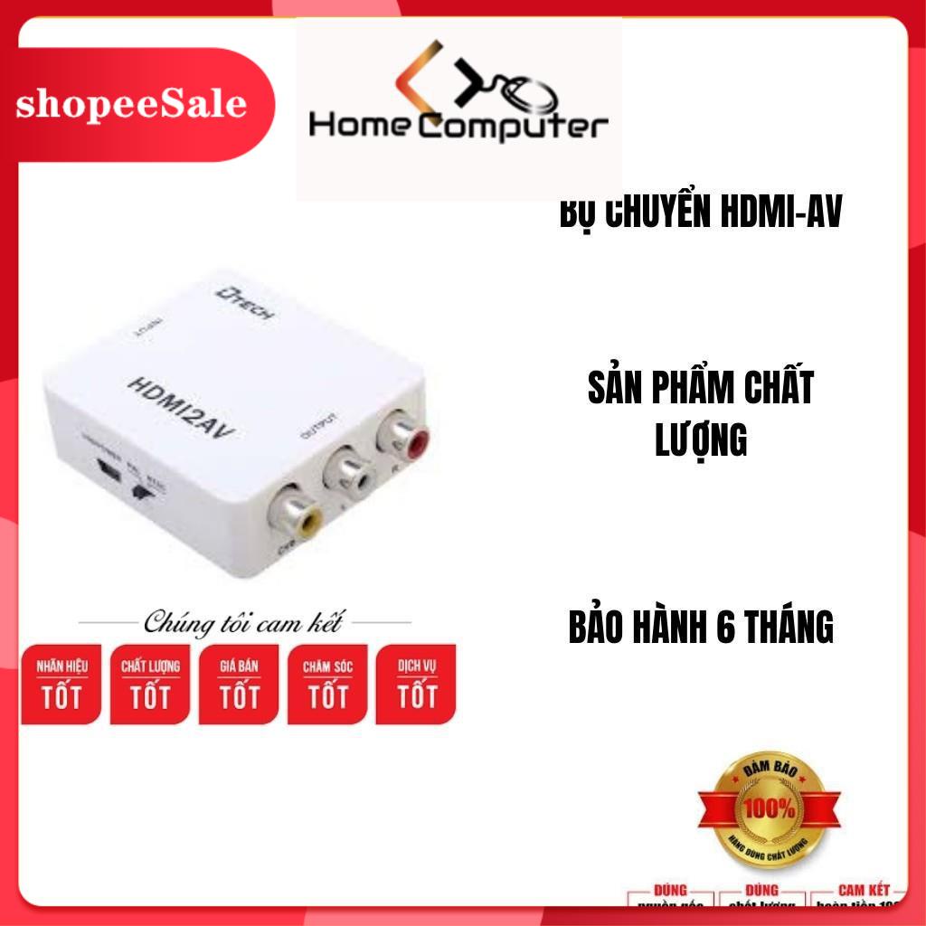 (Hàng Mới Về) Bộ chuyển đổi HDMI ra AV tặng kèm dây nguồn xịn trị giá 50k. Bảo hành 6 tháng - Home Computer