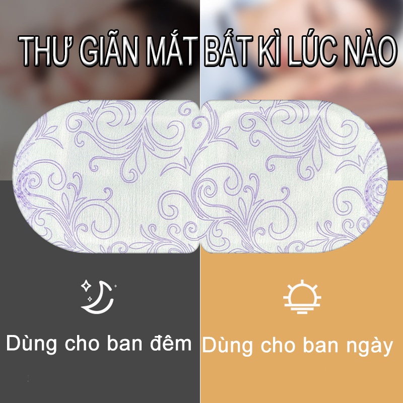 Mặt Nạ Xông Hơi Làm Nóng Thư Giãn Mắt, Giảm quầng thâm Giúp Dễ Ngủ MOCCO Nội Địa Trung