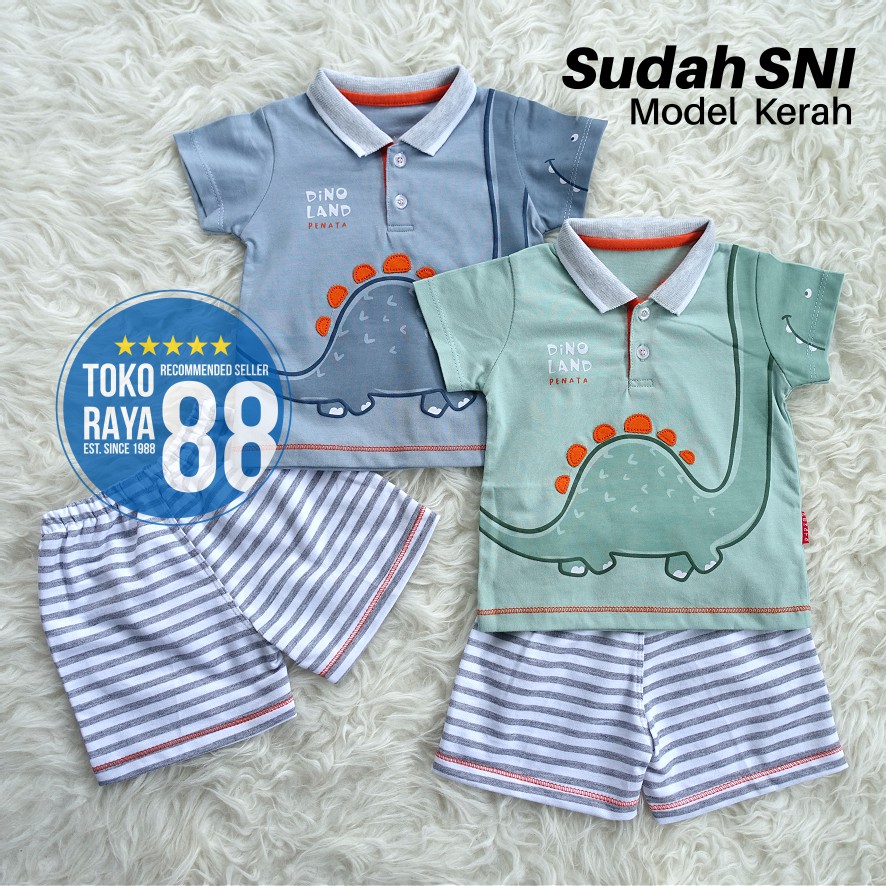 Set Áo Sơ Mi Và Quần Short Cho Bé Sơ Sinh 0-6 Mn Dino Raya Shop 88