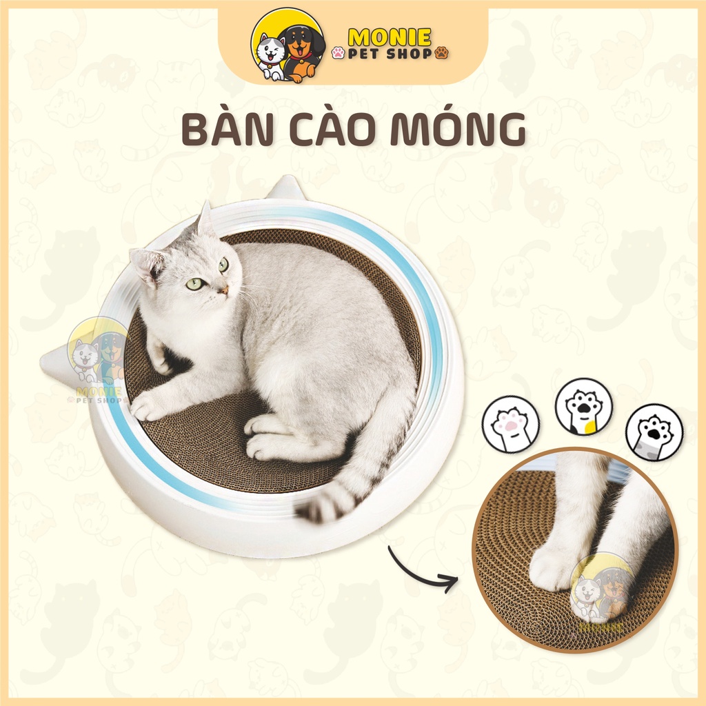 [Hoả tốc] Bàn cào móng 50cm, ổ nằm cho mèo size LỚN