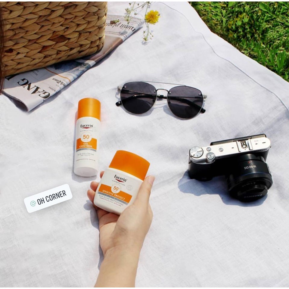 Kem chống nắng Eucerin Sun Fluid Mattifying SPF 50+