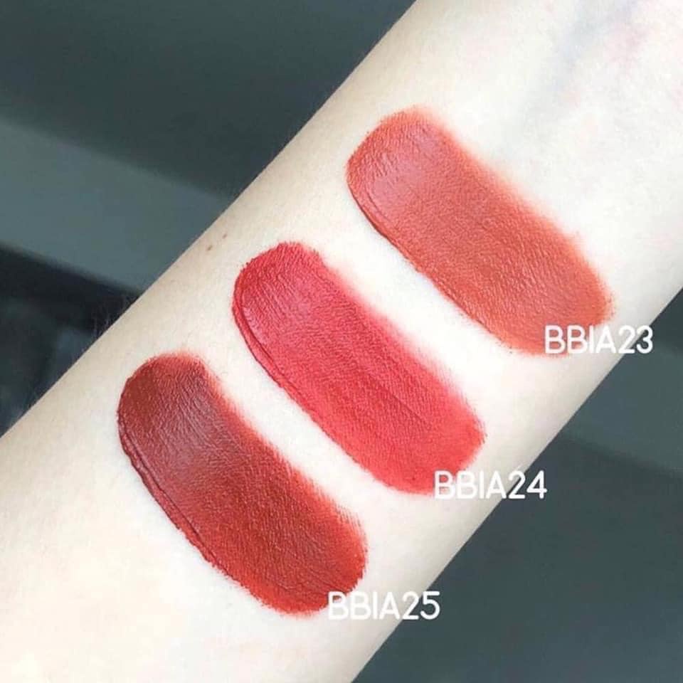 Son Bbia 24 màu đỏ hồng đất (Son Bbia Last Velvet Lip Tint)