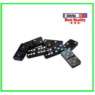 Bộ Cờ Domino Cao Cấp Đen 140 miếng (5 hộp )