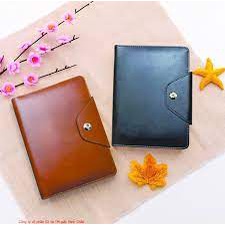 Sổ còng bìa da B4 160 trang - Giấy định lượng 70 gsm Cao cấp màu đen , nâu