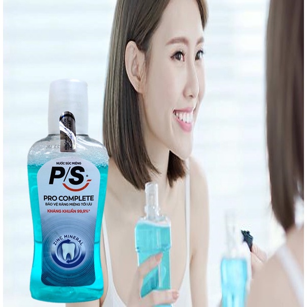 Nước Súc Miệng P/S Pro Complete Kháng Khuẩn 130ml