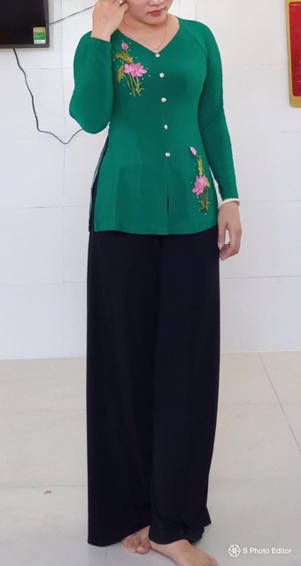 áo bàba THÊU HOA size 4:60-65kg và BỘ(áo kèm quần)