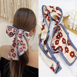 Dây Buộc Tóc Đính Nơ Đa Năng Kiểu Retro