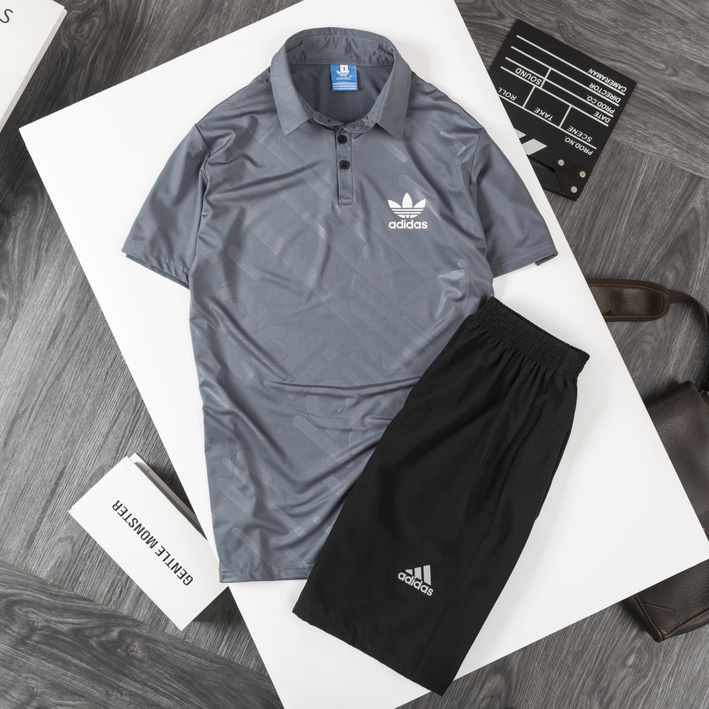 BÁN SỈ - BỘ DA.S THỂ THAO NAM CỔ ĐỨC VÂN CHÉO THUN LẠNH 4 MÀU | BigBuy360 - bigbuy360.vn