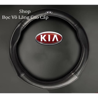 Bọc Vô Lăng kia sedona optima rondo sorento canival bongo morning k3 cerato soluto carens forte chất liệu da vân cacbon