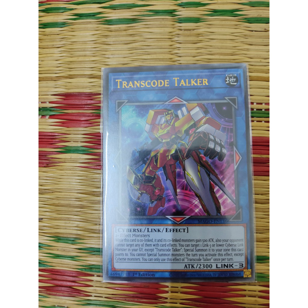 Thẻ bài Transcode Talker - MAGO-EN136 - Rare 1st Edition
