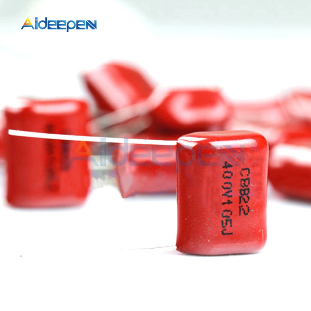 Set 10 tụ điện chân 20mm chuyên dụng Cbb22 105 400v 105j 400v 1uf P20 Cbb22