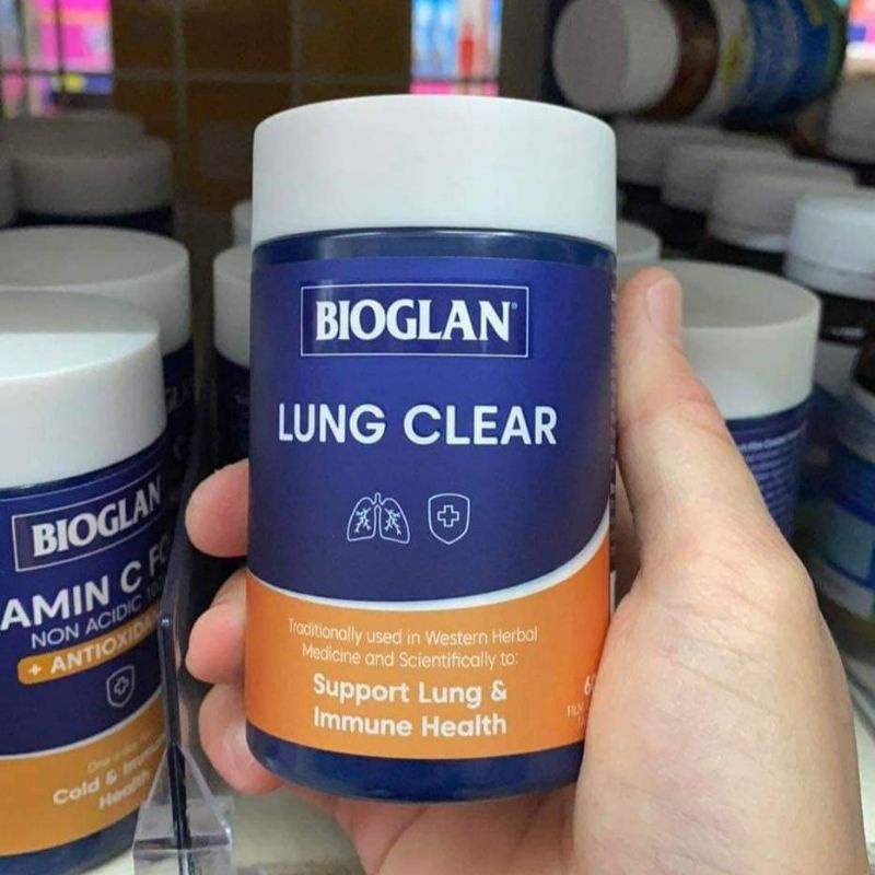 Viên bổ phổi Bioglan Lung clear 60 viên Úc