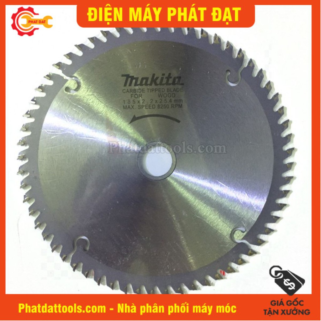 Lưỡi cưa gỗ 185 -60 răng Lưỡi Cắt Gỗ Đường Kính 185mm