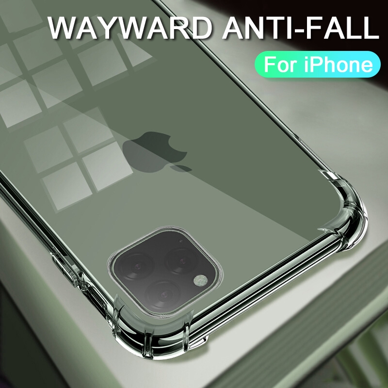 Ốp điện thoại silicon trong suốt chống sốc dành cho IPhone 7 8 Plus 11 Pro XR X XS Max 8 7 6 6s Plus 5 5s Se | BigBuy360 - bigbuy360.vn