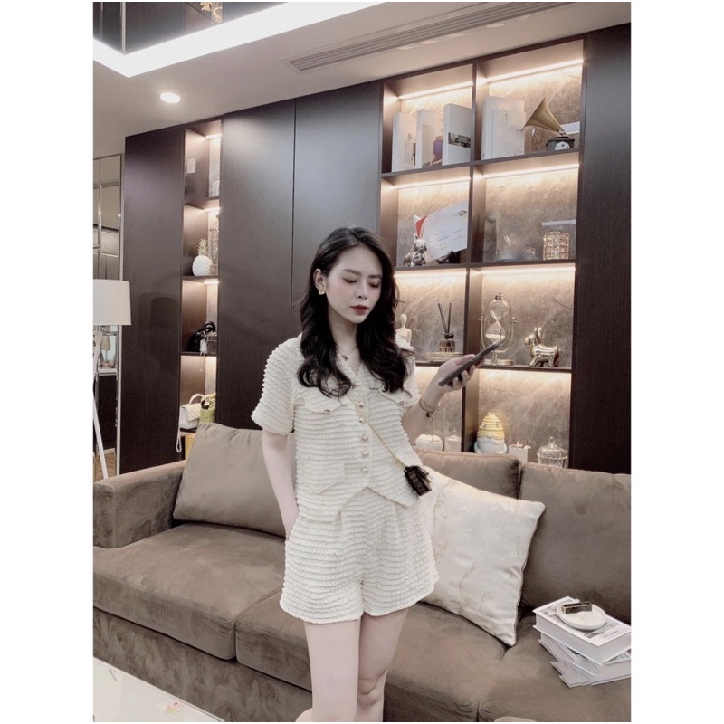 Set ren sóng siêu xinh mặc siêu tiêu thư hàng quảng châu