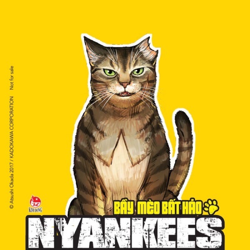 Truyện tranh: Nyankees - Bầy mèo bất hảo (lẻ tập, tặng kèm lót ly)- NXB Kim Đồng