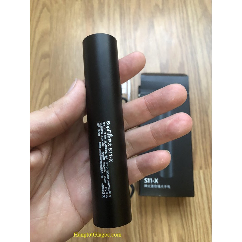 Đèn pin siêu sáng mini nhỏ gọn Supfire S11-X chính hãng cực đẹp –