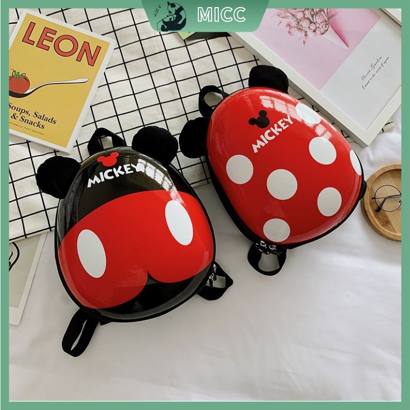 Ba lô vỏ trứng in hình Mickey dễ thương cho bé