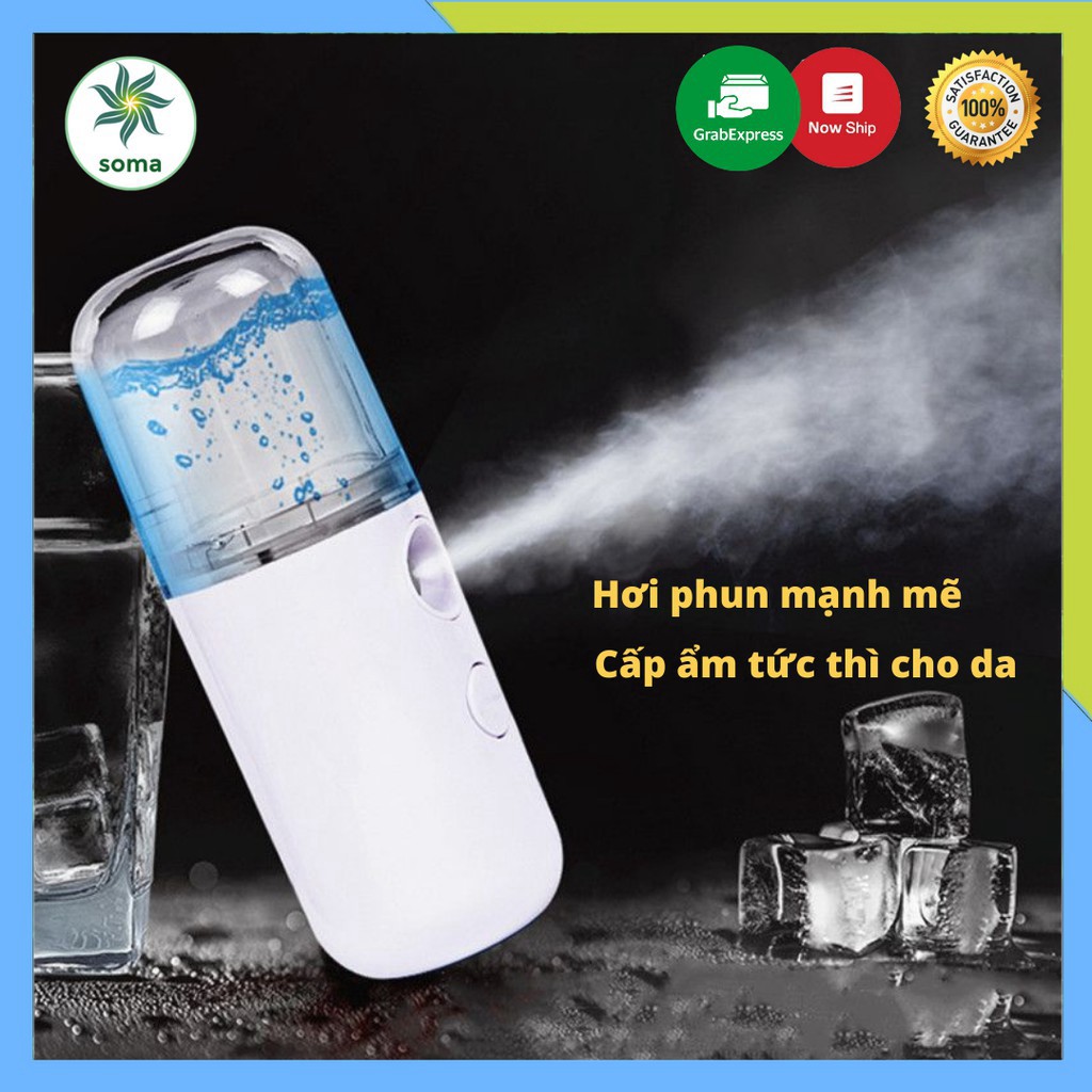 Máy phun sương cầm tay mini tiện lợi cấp ẩm cho làn da