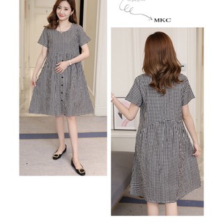 Đầm bầu đẹp công sở có túi