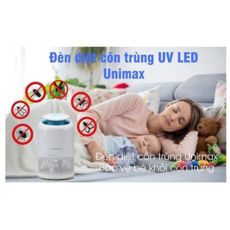 Máy Bắt Muỗi Hàn Quốc, Đèn Bắt Muỗi Unimax UMB 501W Chính Hãng