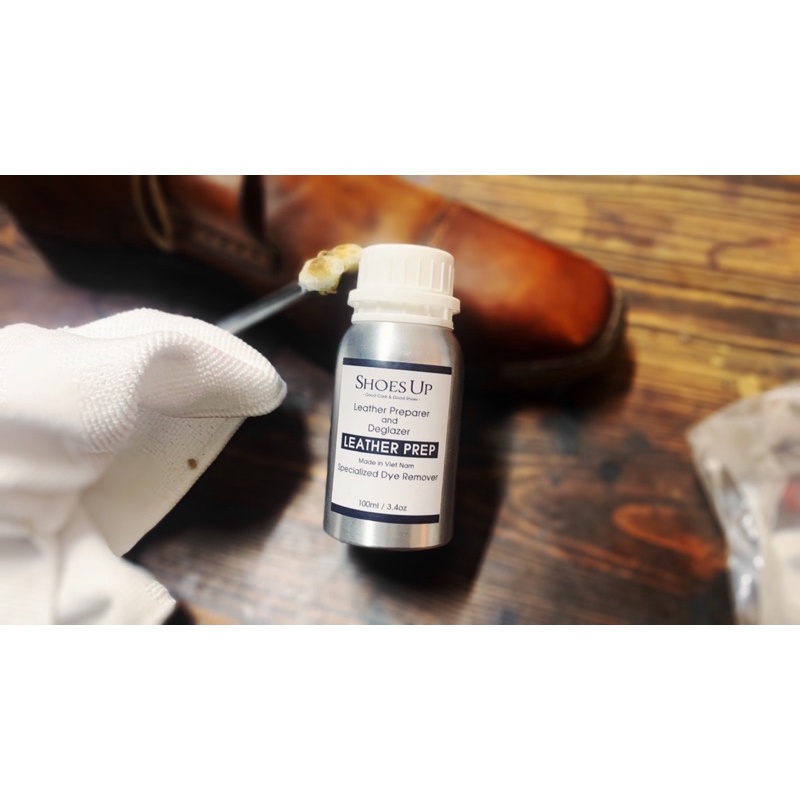 Shoes Up Leather Prep - Tẩy màu nhuộm Giày Da chuyên dụng