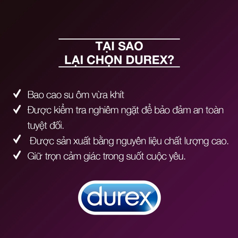 [Tặng Bcs Siêu Gai] Bộ 4 Hộp (48 Chiếc )Bao cao su Durex Performa Nhiều Gel Bôi Trơn Tăng Khoái Cảm &amp; Kéo Dài Cuộc Yêu