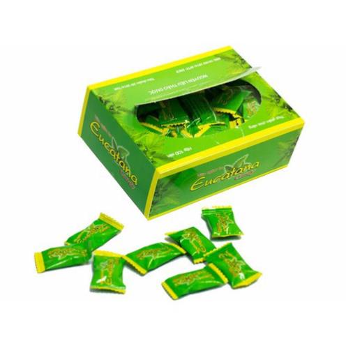 KẸO THẢO DƯỢC EUGICA HỘP 100 VIÊN GIÚP GIẢM HO, NGỨA RÁT HỌNG