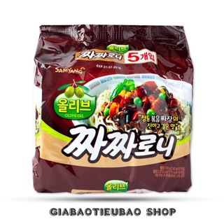 Bịch 5 Gói Mì Cay Samyang Sốt Tiêu Đen 140gr