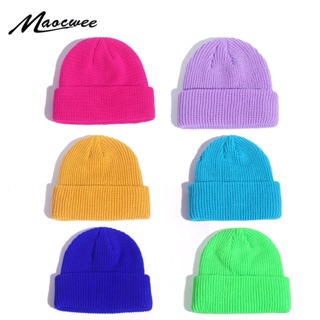 Mũ len beanie trơn unisex nhiều mầu lựa chọn