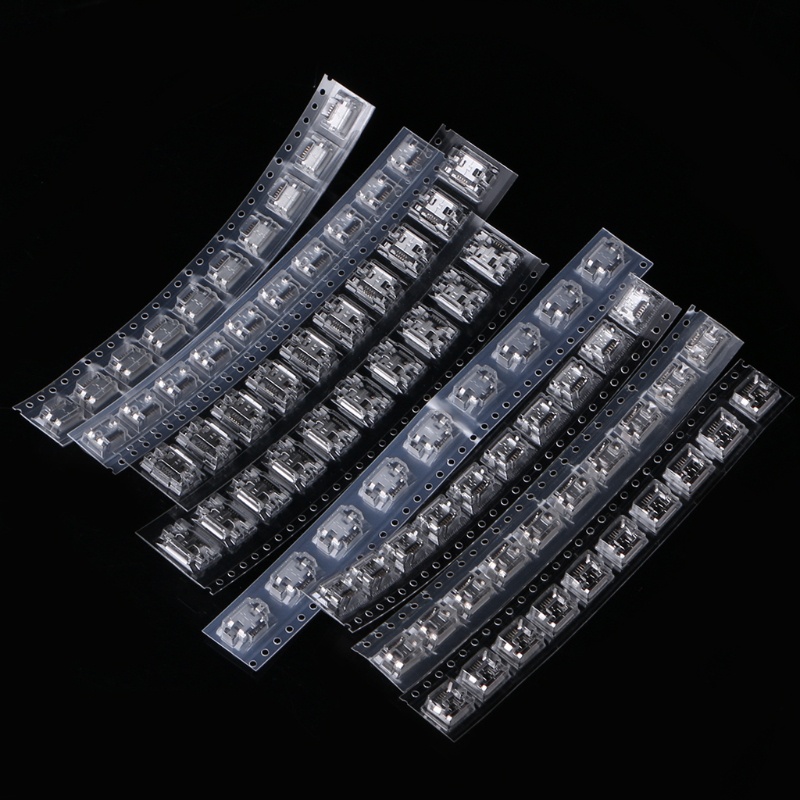 Set 80 Giắc Cắm Micro USB Female 5Pin 8 Models Kết Nối SMD