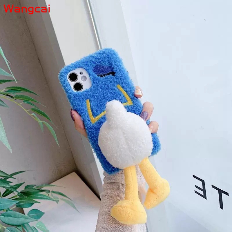 Ốp điện thoại dẻo họa tiết vải lông vịt Donald cho Samsung Galaxy Note 20 Ultra 10 Lite 10+ Plus 9 8 A02 A02s A20s