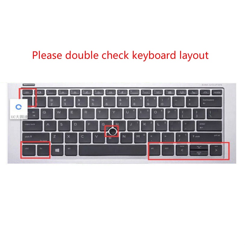 Vỏ bảo vệ bàn phím laptop 13.3 Inch HP EliteBook 735G5 830G5 bằng silicon mềm siêu mỏng chống thấm nước