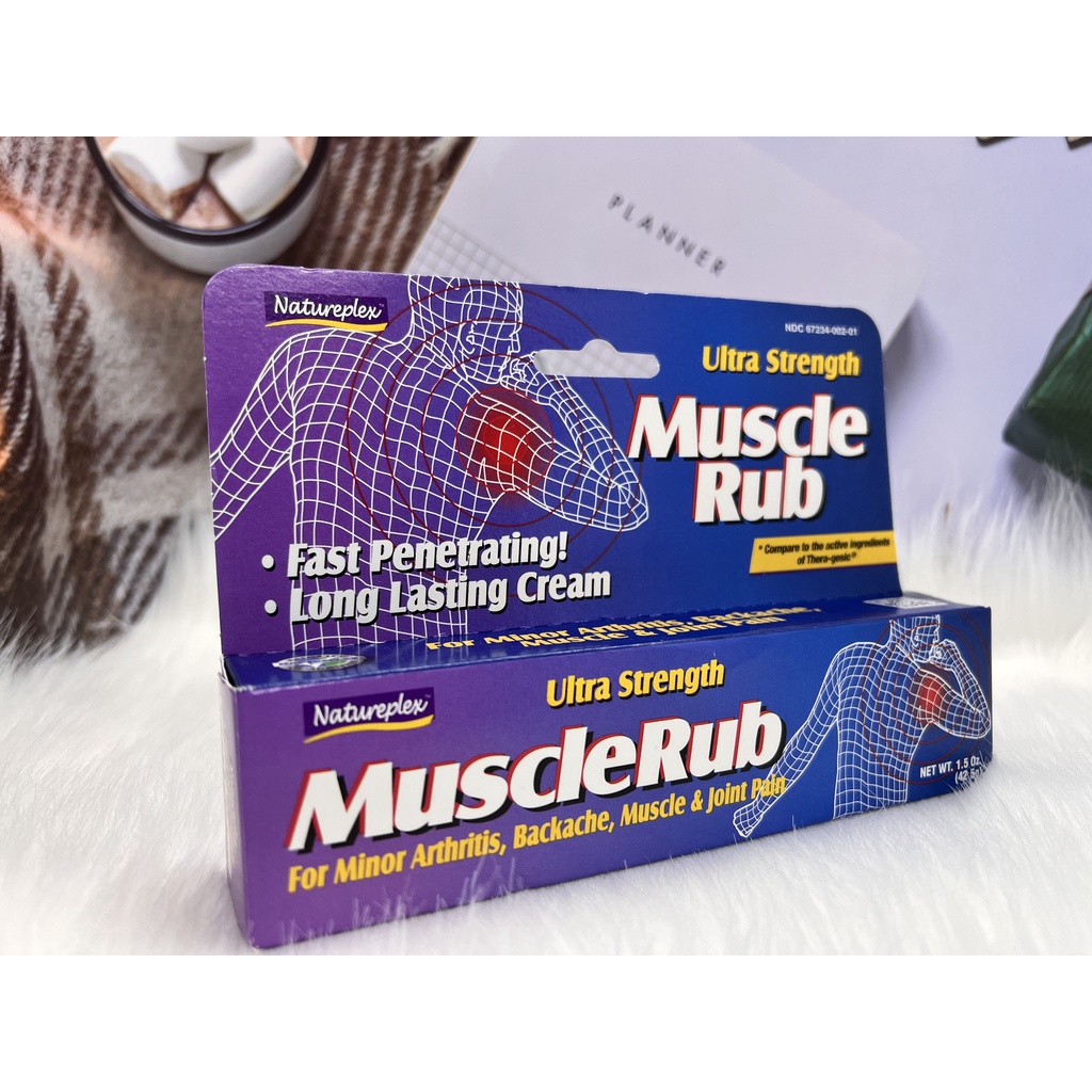 Kem xoa bóp làm giảm đau cơ và đau khớp Natureplex Muscle Rub (42.5g/ Tuýp)