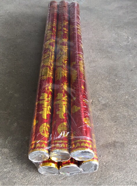 Pháo giấy kim tuyến cây dài 80cm 1 cây