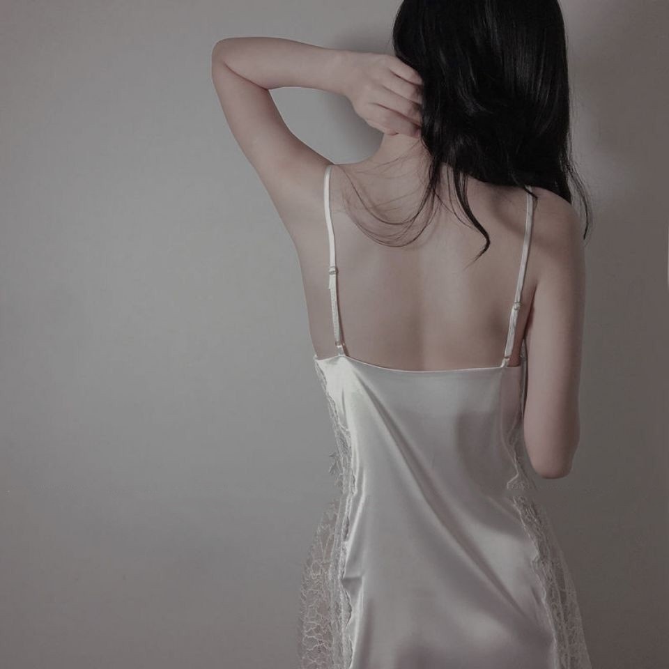 Đầm Ngủ Hai Dây Phối Ren Có Mút Đệm Ngực Thời Trang Quyến Rũ Cho Nữ | BigBuy360 - bigbuy360.vn