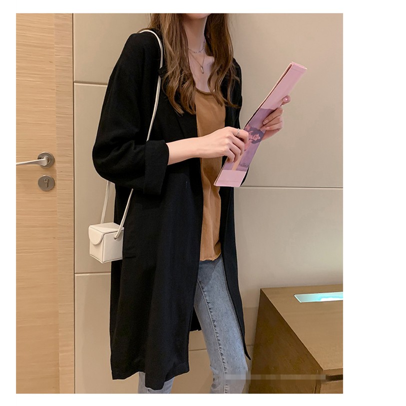 Áo Khoác Tay Dài Dáng Rộng Cổ Bẻ Thời Trang Thanh Lịch Cho Nữ M ~ 4xl | BigBuy360 - bigbuy360.vn