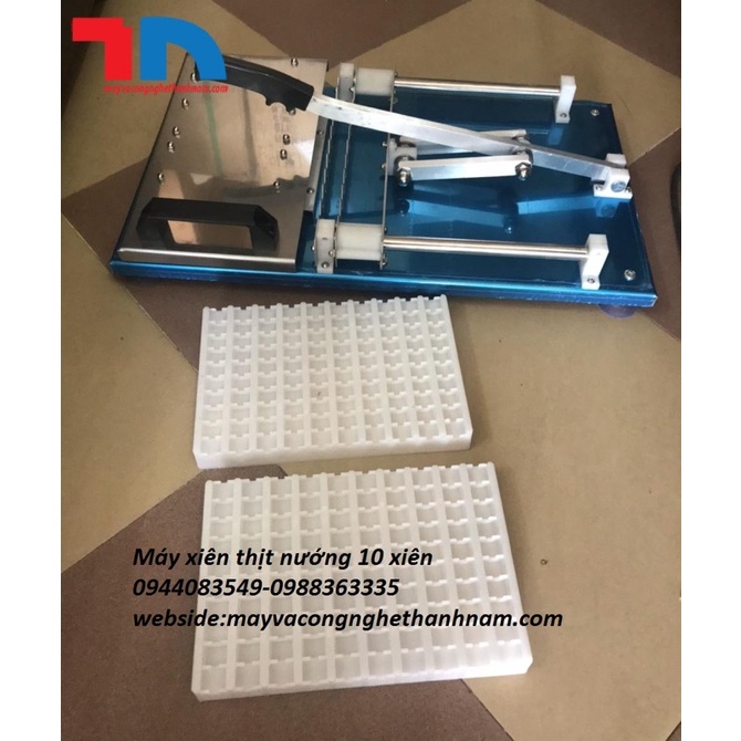 Máy xiên thịt nướng 10 xiên