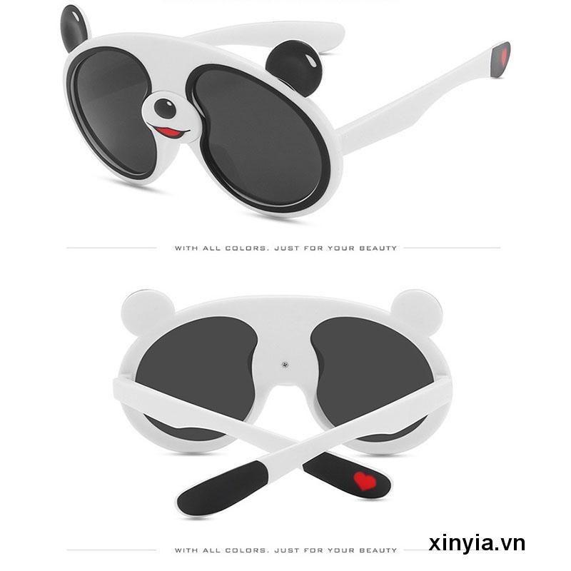 Kính Mát Phân Cực Chống Tia UV Hình Gấu Trúc Dễ Thương Cho Bé