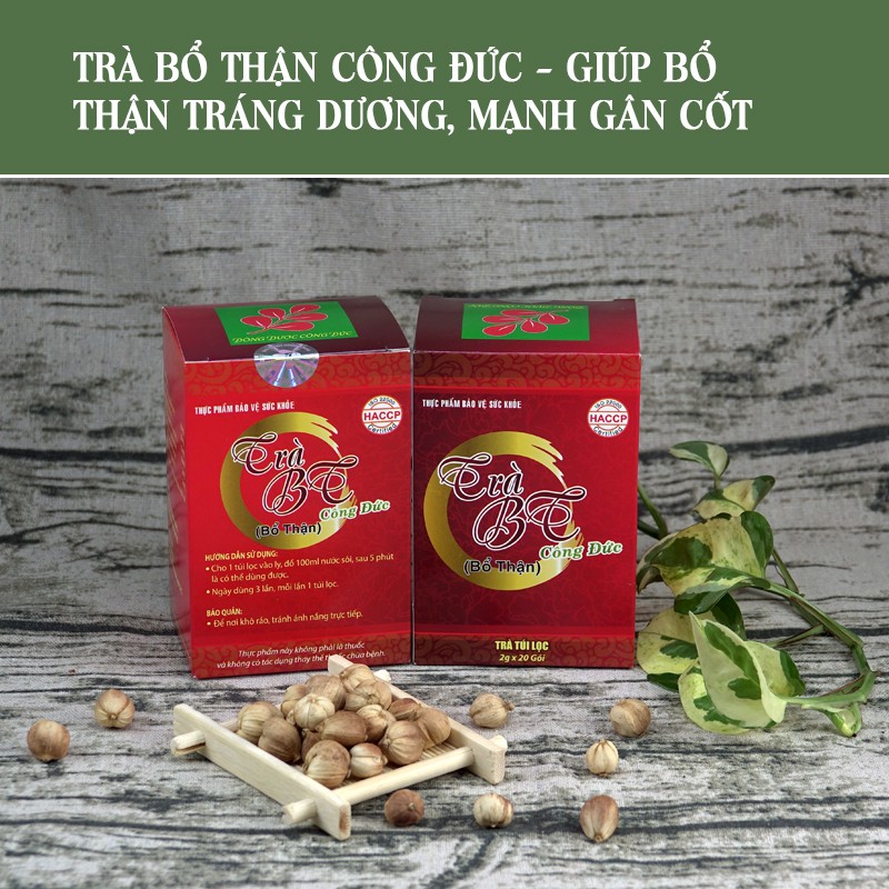 Trà giúp bổ thận, tráng dương, mạnh gân cốt - Trà Bổ Thận Công Đức