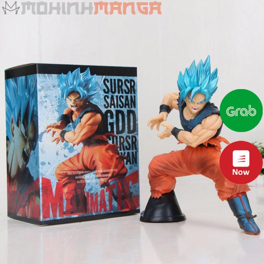 [CÓ QUÀ] Mô hình Son Goku Blue Maximatic Dragon Ball Bảy Viên Ngọc Rồng Songoku Super Saiyan God Siêu Xayda
