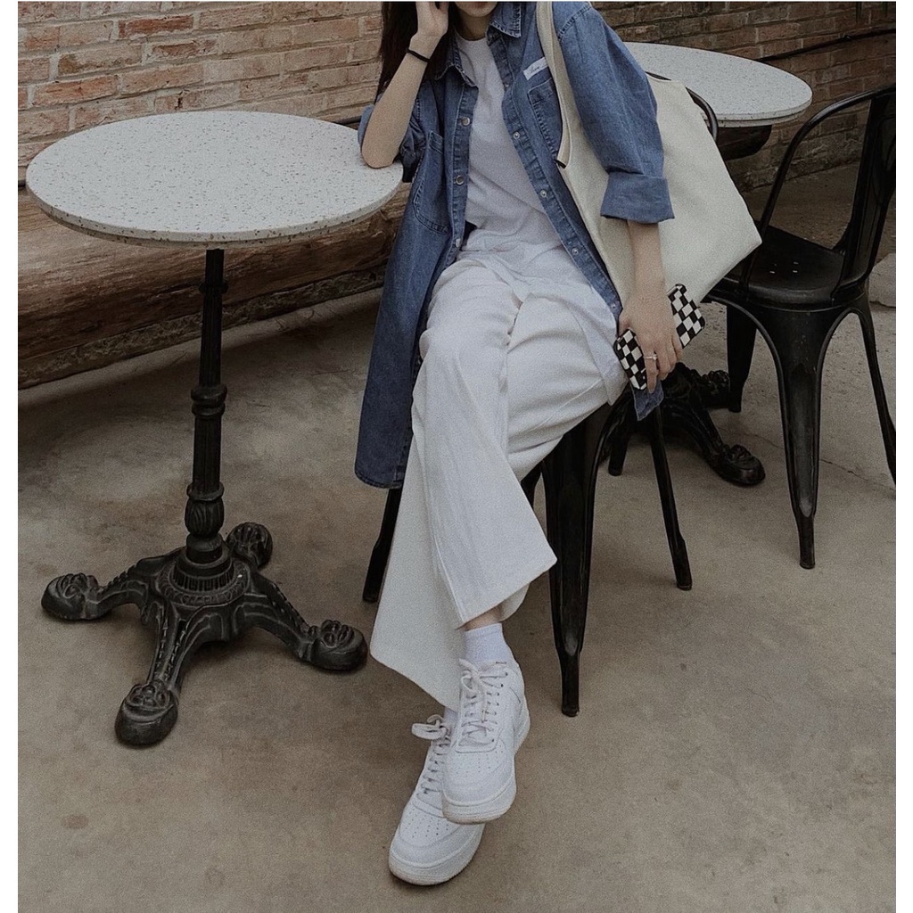 Áo sơmi bò 2 túi Quảng Châu CHANREEN