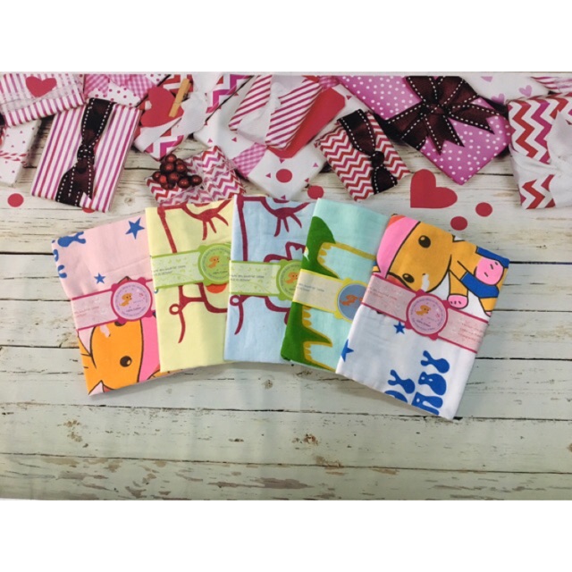 Set 2 khăn bông tắm cho bé